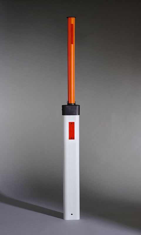 Delineator with integrated snow pole