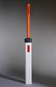 Delineator with integrated snow pole